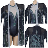Slytherin Cosplay Costume Jumpsuit Cloak Outfits Halloween Carnival Party Suit Hogwarts Legacy Slytherin Harry Potter