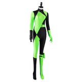 Shego Kim Possible  Cosplay Costume Adult Jumpsuit Outfits Halloween Carnival Suit