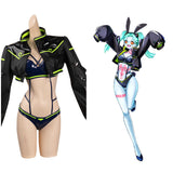 Cyberpunk: Edgerunners Rebecca Cosplay Costume Bunny Girl Jumpsuit Outfits Halloween Carnival Suit