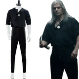 The Witcher Geralt of Rivia Cosplay Costume Fancy Outfit Halloween Carnival Suit
