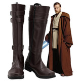 Jedi Knight Obi-Wan Kenobi Cosplay Shoes Boots Halloween Costumes Accessory