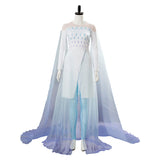 Elsa Frozen 2 Ahtohallan Ice Cave Queen Outfit Cosplay Costume