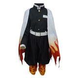 Rengoku Kyoujurou Demon Slayer Cosplay Costume Kids Children Outfits Halloween Carnival Suit