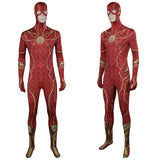 The Flash Barry Allen Cosplay Costume Jumpsuit Outfits Halloween Carnival Suit