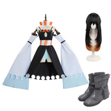 GACHIAKUTA Cosplay Costume Amo Black Outfit Adult Female Halloween Carnival Costume