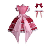 Puella Magi Madoka Magica Cosplay Costume Kyoko Sakura Pink Dress Adult Female Halloween Carnival Costume