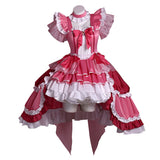 Puella Magi Madoka Magica Cosplay Costume Kyoko Sakura Pink Dress Adult Female Halloween Carnival Costume