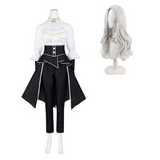 Clair Obscur Cosplay Costume Maelle White and Black Outfit Adult Female Halloween Carnival Costume