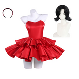 Perfect Blue Cosplay Costume Mima Kirigoe Red Dress Adult Female Halloween Carnival Costume
