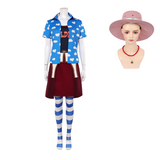 Miss Goldenweek Cosplay Costume Blue Outfit Adult Female Halloween Carnival Costume