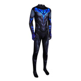 Nightwing Cosplay Costume Nightwing Classic Blue Battle Outfit Adult Male Halloween Carnival Costume