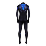 Nightwing Cosplay Costume Nightwing Classic Blue Battle Outfit Adult Male Halloween Carnival Costume