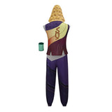 Valorant Cosplay Costume Miks Yellow and Purple Outfit Adult Male Halloween Carnival Costume