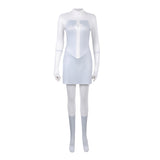 Invincible Cosplay Costume Viltrumite White Jumpsuit Adult Female Halloween Carnival Costume