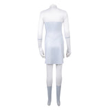 Invincible Cosplay Costume Viltrumite White Jumpsuit Adult Female Halloween Carnival Costume