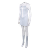 Invincible Cosplay Costume Viltrumite White Jumpsuit Adult Female Halloween Carnival Costume