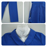 Mary Poppins Cosplay Costume Mary Blue Outfit Kids Children Halloween Carnival Costume