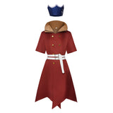 Dr Stone Cosplay Costume Ryusui Nanami Red Outfit Adult Male Halloween Carnival Costume