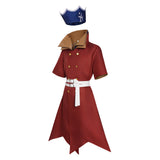 Dr Stone Cosplay Costume Ryusui Nanami Red Outfit Adult Male Halloween Carnival Costume