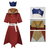 Dr Stone Cosplay Costume Ryusui Nanami Red Outfit Adult Male Halloween Carnival Costume