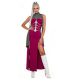 Movie Mortal Kombat 2 Cosplay Costume Sindel Purple Dress Adult Female Halloween Carnival Costume