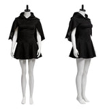 Scream 7 Cosplay Costume Sidney Prescott Black Outfit Adult Female Halloween Carnival Costume