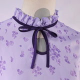 Frieren: Beyond Journey‘s End Cosplay Costume Fern Date Purple Dress Adult Female Halloween Carnival Costume