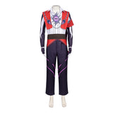 Roco Kingdom: World Cosplay Costume Enzo Red and Purple Outfit Adult Male Halloween Carnival Costume
