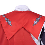 Roco Kingdom: World Cosplay Costume Enzo Red and Purple Outfit Adult Male Halloween Carnival Costume