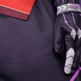 Roco Kingdom: World Cosplay Costume Enzo Red and Purple Outfit Adult Male Halloween Carnival Costume