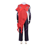 Roco Kingdom: World Cosplay Costume Enzo Red and Purple Outfit Adult Male Halloween Carnival Costume