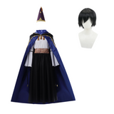 Tongari Boushi no Atelier Cosplay Costume Olruggio Black Outfit Adult Male Halloween Carnival Costume