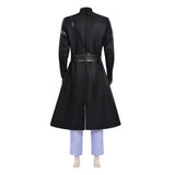 Alien Stage Cosplay Costume Ivan Black Coat Outfit Adult Male Halloween Carnival Costume
