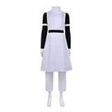 Yuka Okkotsu Cosplay Costume White Dress Adult Female Halloween Carnival Costume