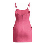 Legally Blonde Cosplay Costume Elle Pink Dress Adult Female Halloween Carnival Costume