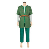 Dragon Quest Cosplay Costume Arusu Green Outfit Adult Male Halloween Carnival Costume