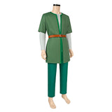 Dragon Quest Cosplay Costume Arusu Green Outfit Adult Male Halloween Carnival Costume
