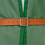 Dragon Quest Cosplay Costume Arusu Green Outfit Adult Male Halloween Carnival Costume