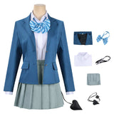 Kanan-sama Is Easy as Hell Cosplay Costume Kanan Takakiyo Blue Outfit Adult Female Halloween Carnival Costume