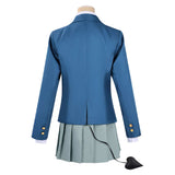 Kanan-sama Is Easy as Hell Cosplay Costume Kanan Takakiyo Blue Outfit Adult Female Halloween Carnival Costume