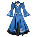 Fate/stay night Cosplay Costume Saber Altria Pendragon Blue Dress Adult Female Halloween Carnival Costume