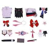 Honkai: Star Rail Cosplay Costume Evanescia White Outfit Adult Female Halloween Carnival Costume