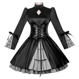 Fate/stay night Cosplay Costume Saber Alter Altria Pendragon Black Dress Adult Female Halloween Carnival Costume