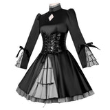 Fate/stay night Cosplay Costume Saber Alter Altria Pendragon Black Dress Adult Female Halloween Carnival Costume