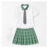 Alien Stage Cosplay Costume MIZi Green School Uniform Adult Female Halloween Carnival Costume