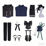 Black Butler Cosplay Costume Ciel Phantomhive Black Outfit Adult Male Halloween Carnival Costume