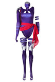 Marvel Rivals Psylocke Cosplay Costume Adult Female Blue Outfits Halloween Carnival Suit