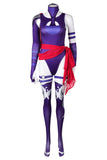 Marvel Rivals Psylocke Cosplay Costume Adult Female Blue Outfits Halloween Carnival Suit
