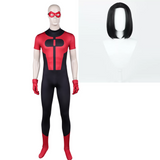 Invincible Cosplay Costume Oliver Grayson Red Outfit Adult Male Halloween Carnival Costume
