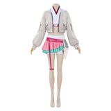Cosmic Princess Kaguya Cosplay Costume Roka Ayatsumugi White Outfit Adult Female Halloween Carnival Costume